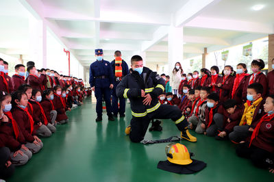 上好開學第一課,護航校園消防安全